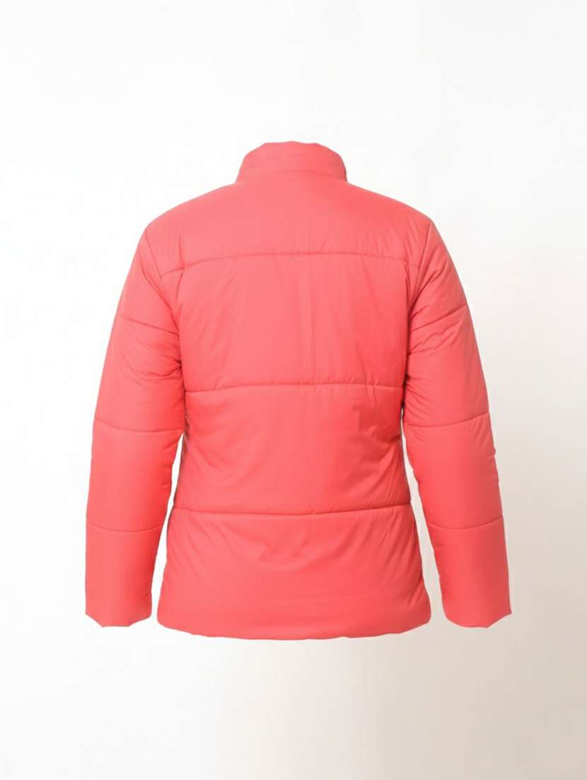 women solid long sleeve quilted jacket - 22288612 -  Standard Image - 3