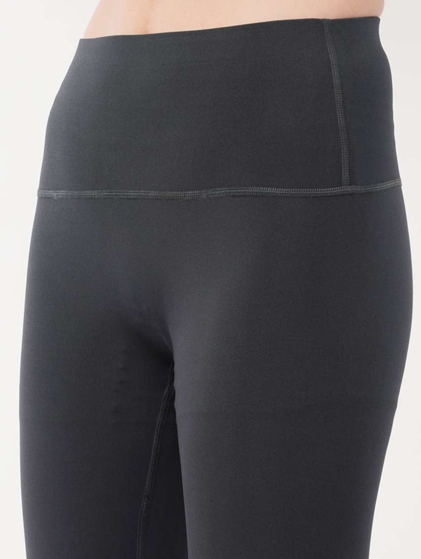 women solid high rise ankle length legging - 22288621 -  Standard Image - 3