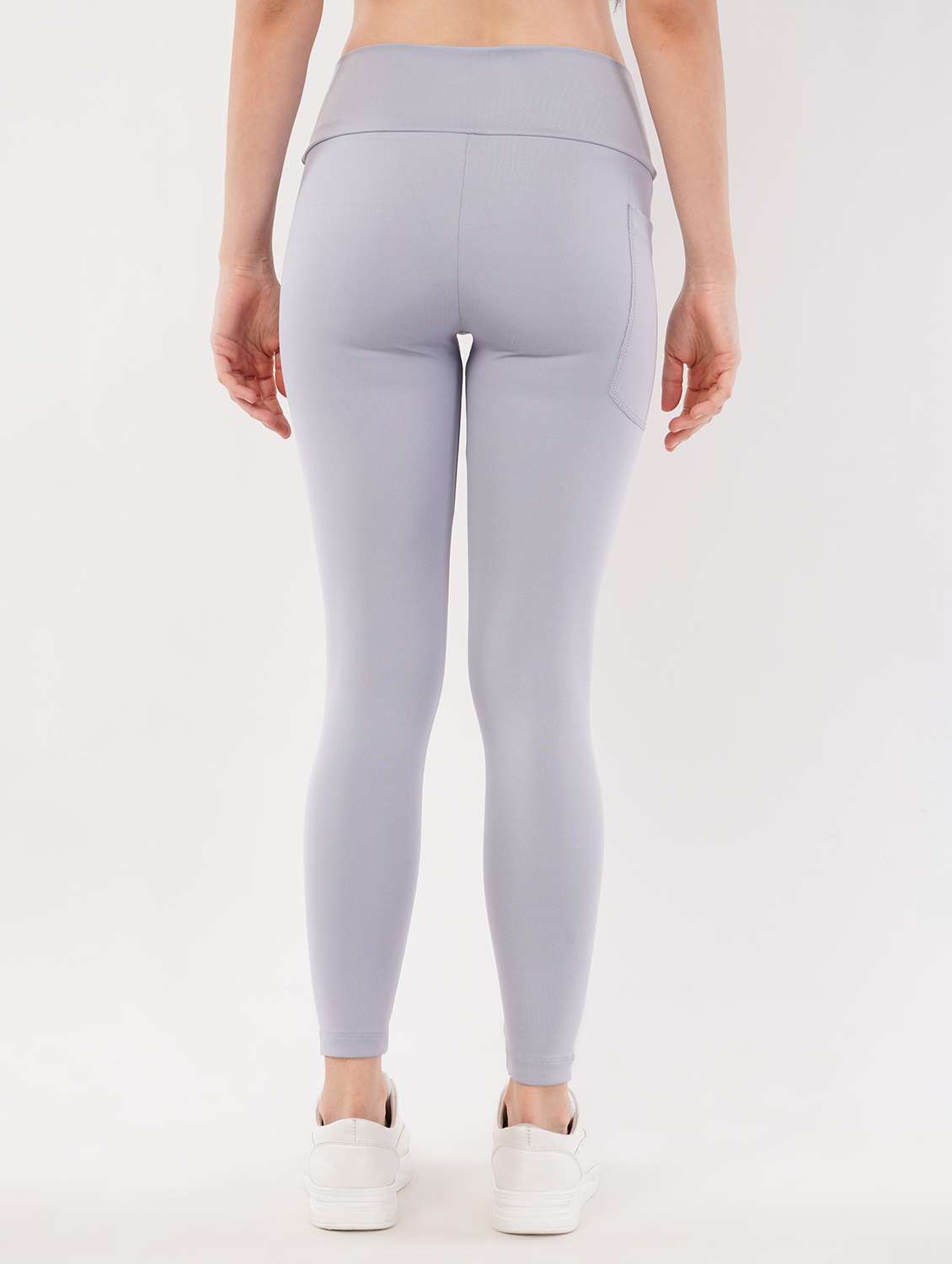 women solid mid rise ankle length legging - 22288624 -  Standard Image - 3