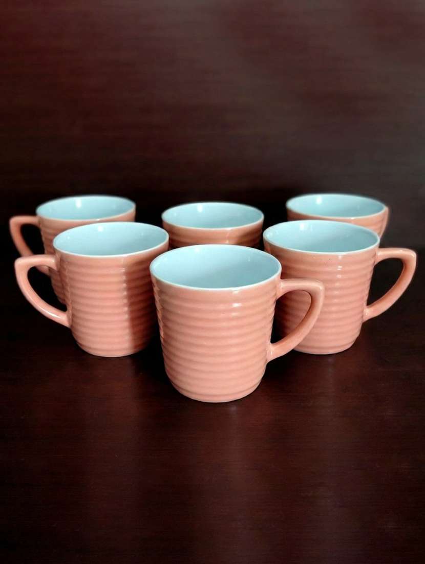 moody panda set of 6 designer cups | cup set | tea cups | ceramic | coffee cups - 22288643 -  Standard Image - 3