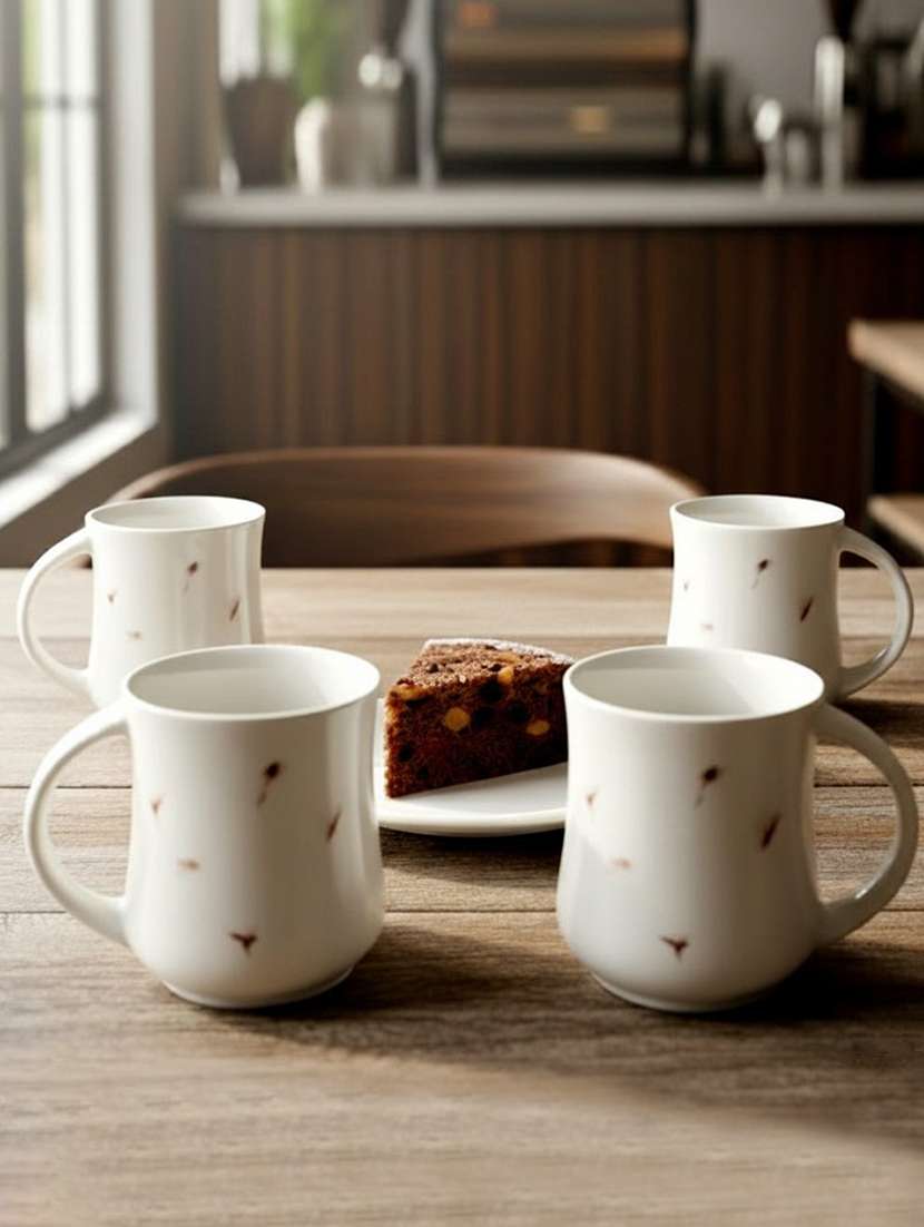 moody panda elegant collection | mug set of 4 | coffee mug | milk mug | ceramic mugs | 300ml | designer mugs - 22288644 -  Standard Image - 3