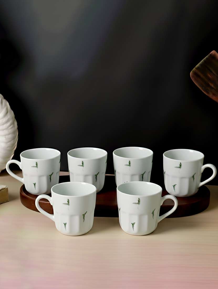 moody panda set of 6 designer cups | cup set | tea cups | ceramic | coffee cups - 22288647 -  Standard Image - 3