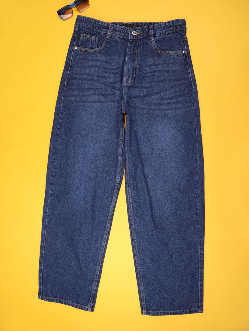 blue denim plain jean