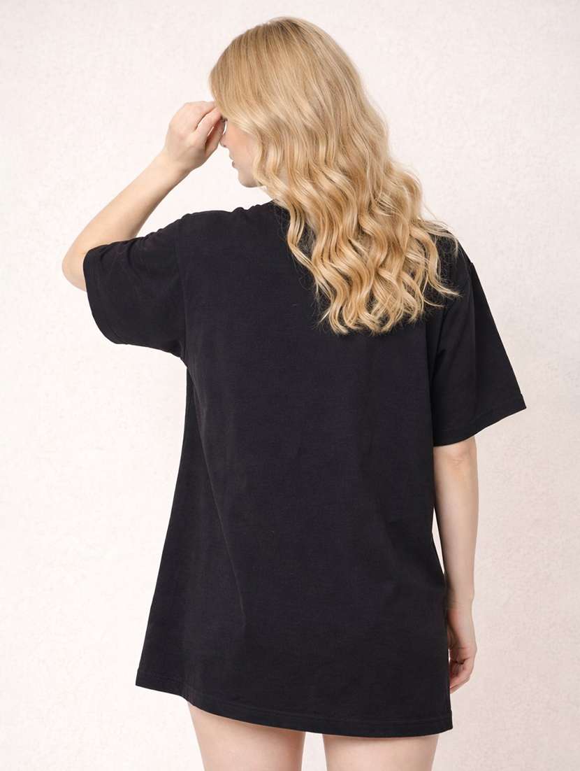 women pack of 2 printed short sleeve oversized t-shirt - 22288714 -  Standard Image - 3