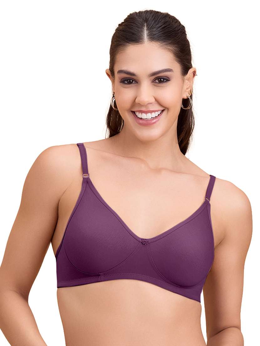 women solid non padded t-shirt bra