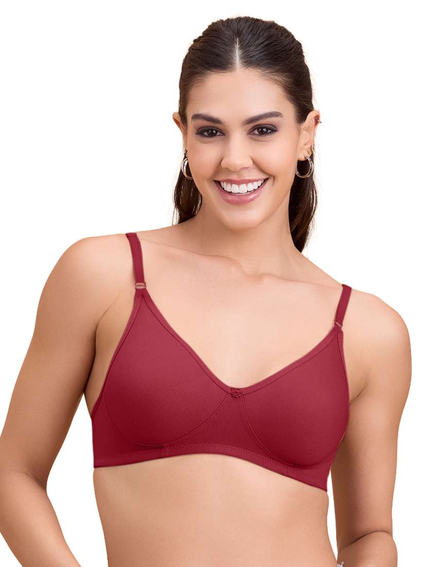 women solid lightly padded t-shirt bra