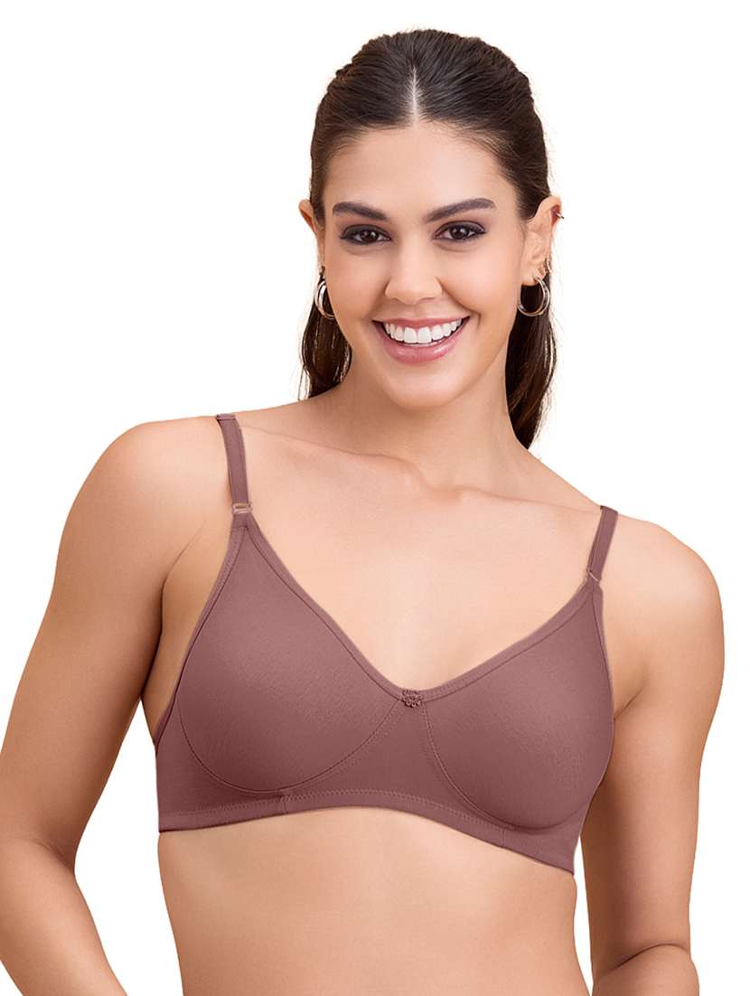 women solid lightly padded t-shirt bra