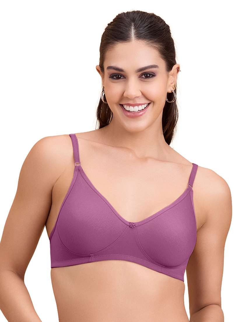 women solid non padded t-shirt bra