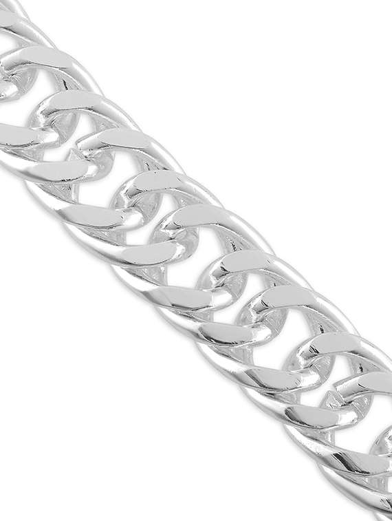 men silver chain bracelet - 22288778 -  Standard Image - 3