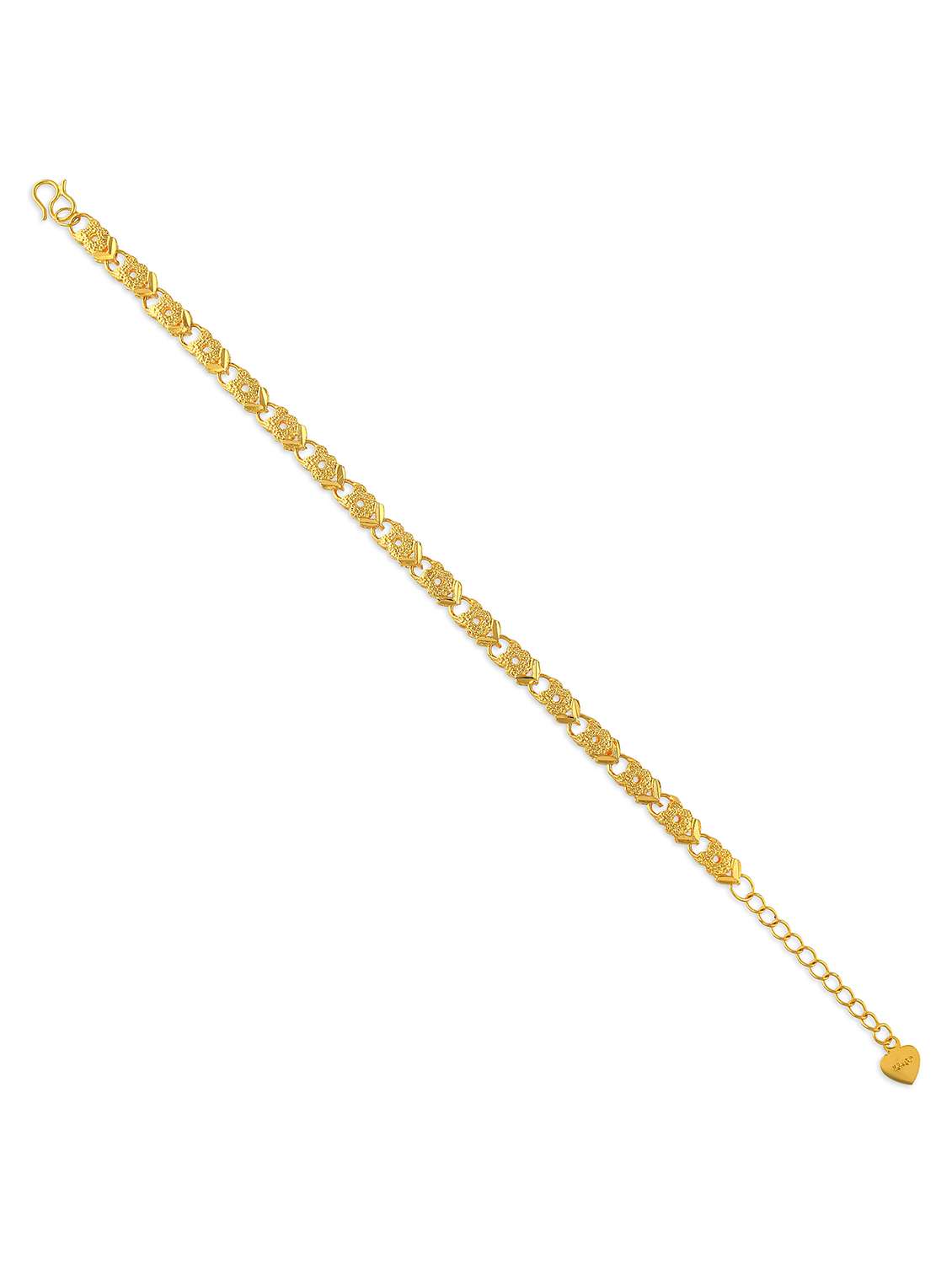 men gold plated chain bracelet - 22288801 -  Standard Image - 3