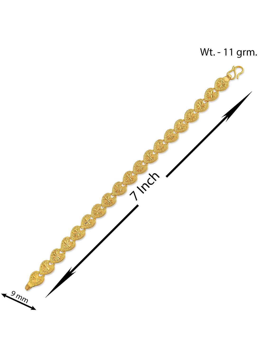 men gold plated chain bracelet - 22288806 -  Standard Image - 5