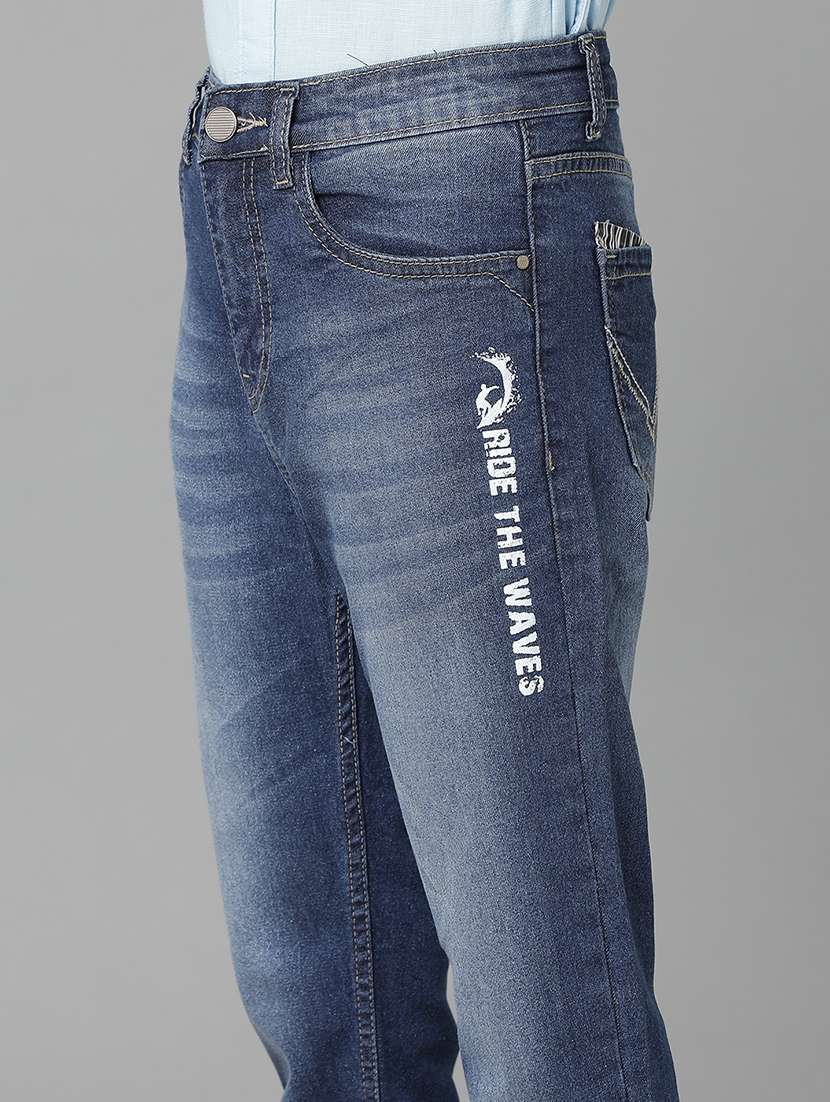 boys solid mid rise slim fit jean - 22288845 -  Standard Image - 3