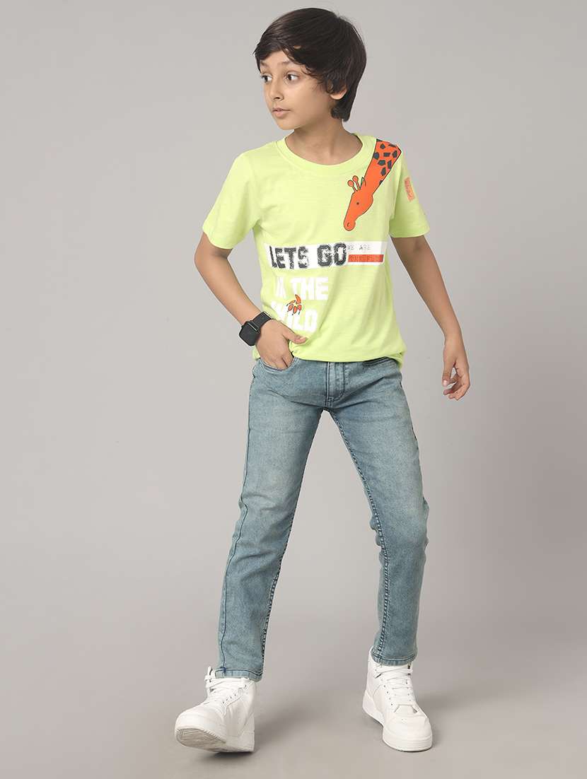boys solid mid rise slim fit jean - 22288850 -  Standard Image - 3