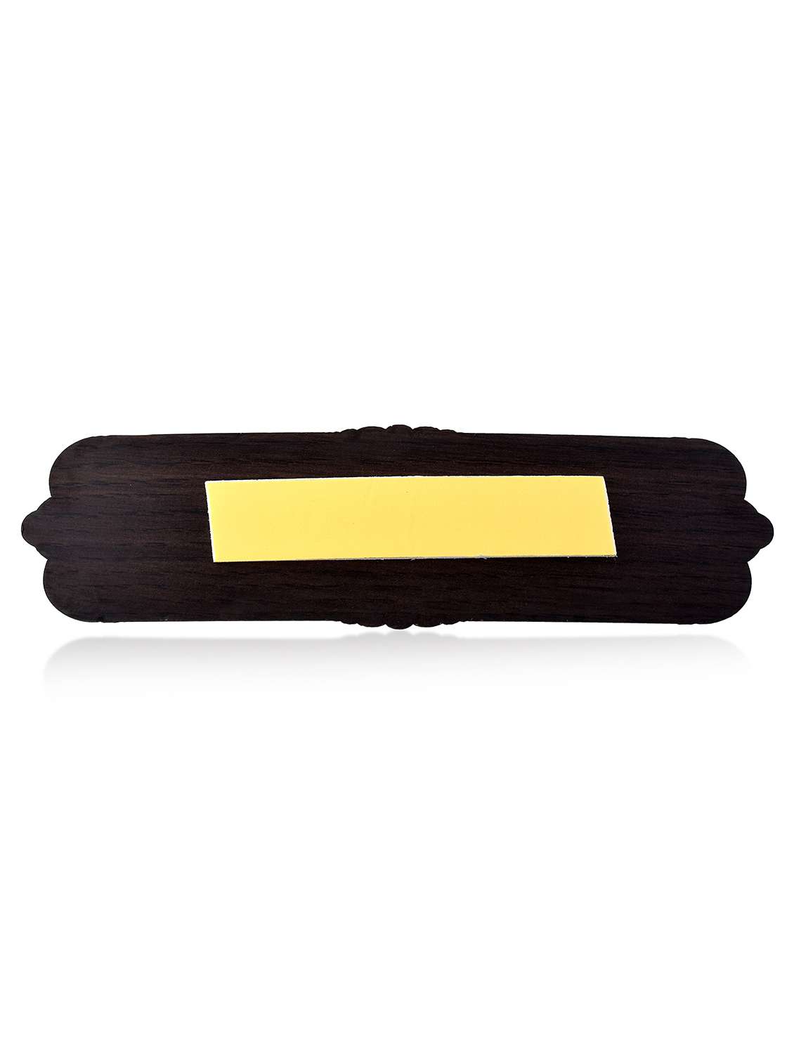 wooden orange coloured jai shri ram door pattika sticker plate - 22288895 -  Standard Image - 3