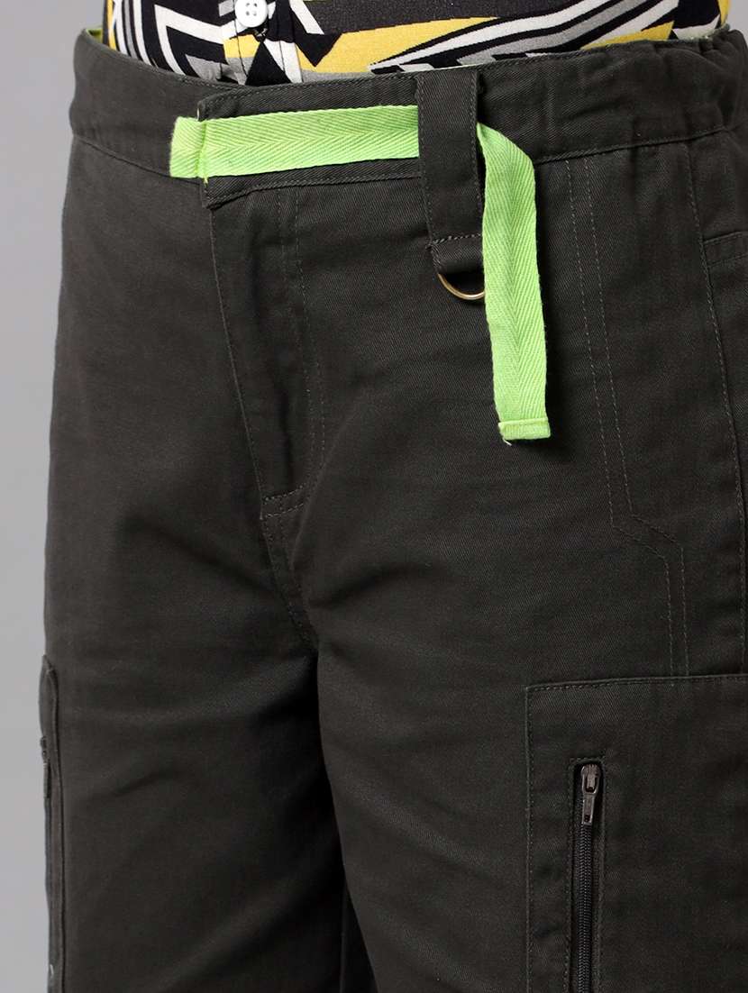 boys solid mid rise shorts - 22289130 -  Standard Image - 3