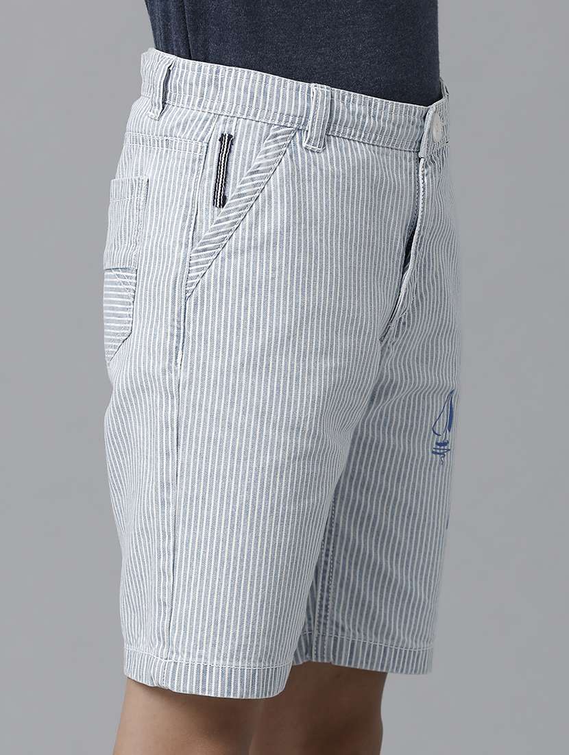 boys striped mid rise shorts - 22289161 -  Standard Image - 3