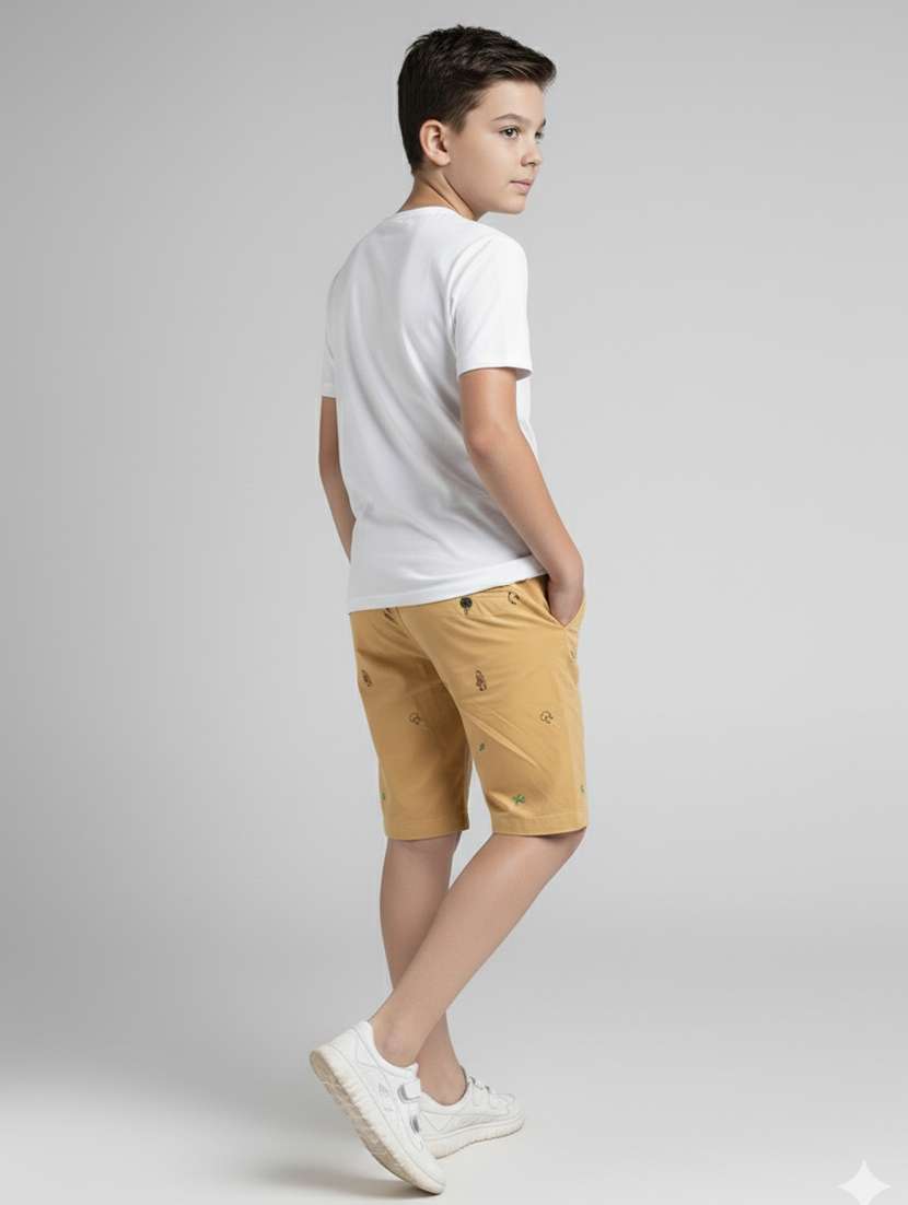 boys printed mid rise shorts - 22289168 -  Standard Image - 3