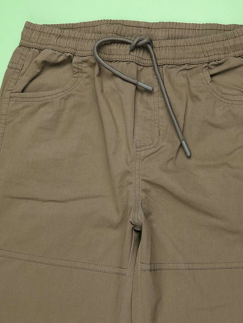 boys solid mid rise jogger - 22289865 -  Standard Image - 3