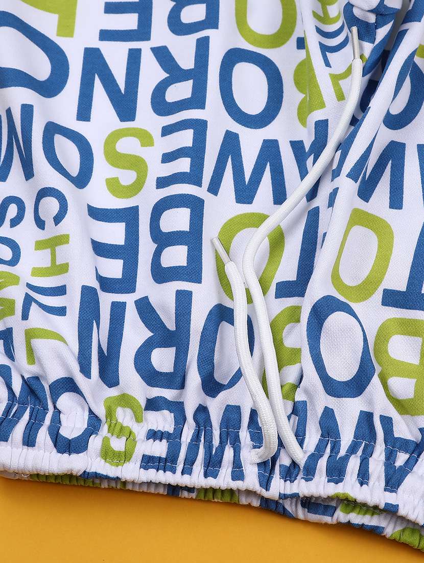 boys typography short sleeve co-ord set - 22289922 -  Standard Image - 5