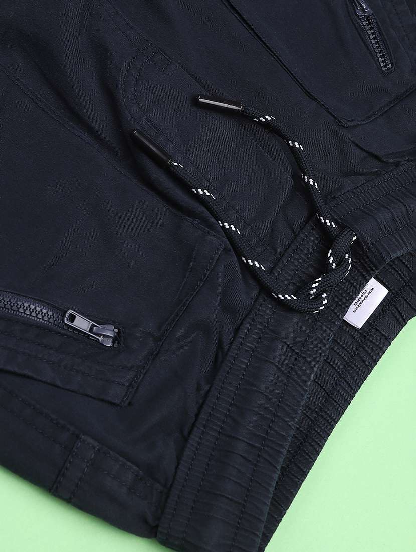 boys solid mid rise regular fit chinos - 22290022 -  Standard Image - 3