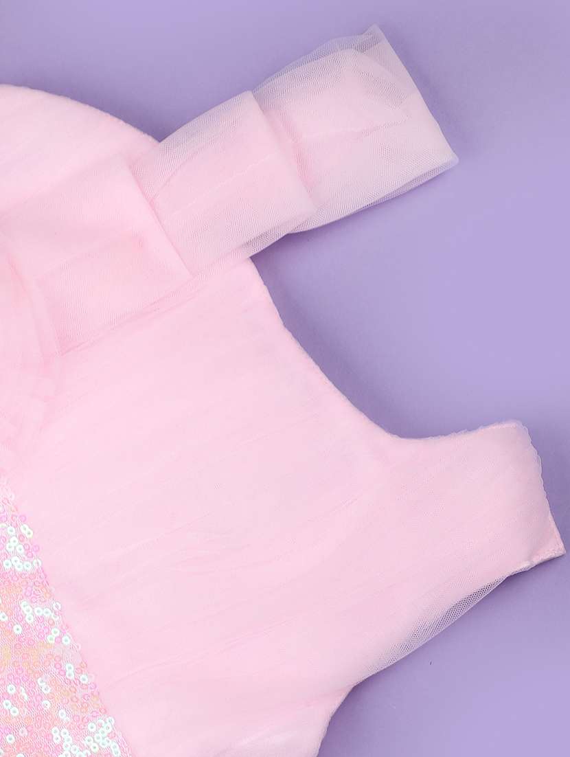 pink cotton fit & flare dress - 22290033 -  Standard Image - 3