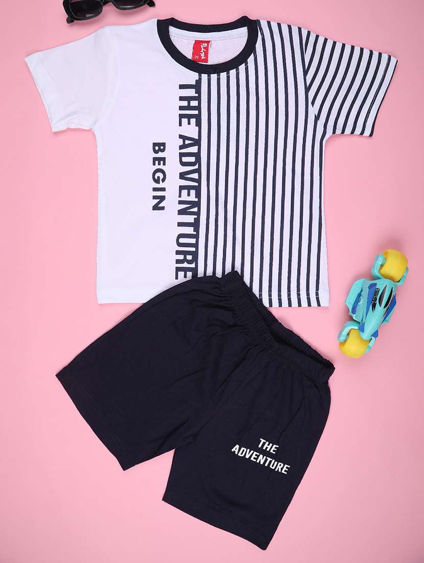 boys t-shirt and shorts co-ord set
