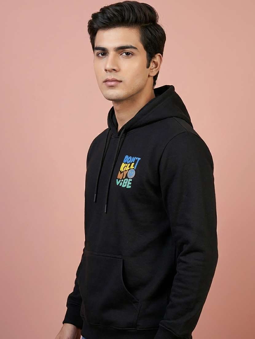 men typographic long sleeve regular fit sweatshirt