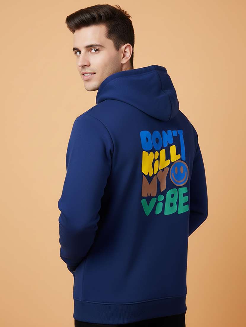 men typographic long sleeve regular fit sweatshirt