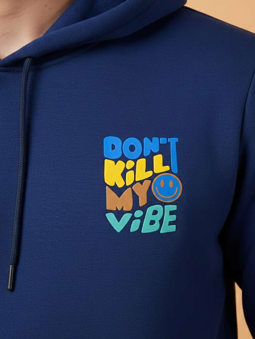 men typographic long sleeve regular fit sweatshirt - 22290433 -  Standard Image - 3