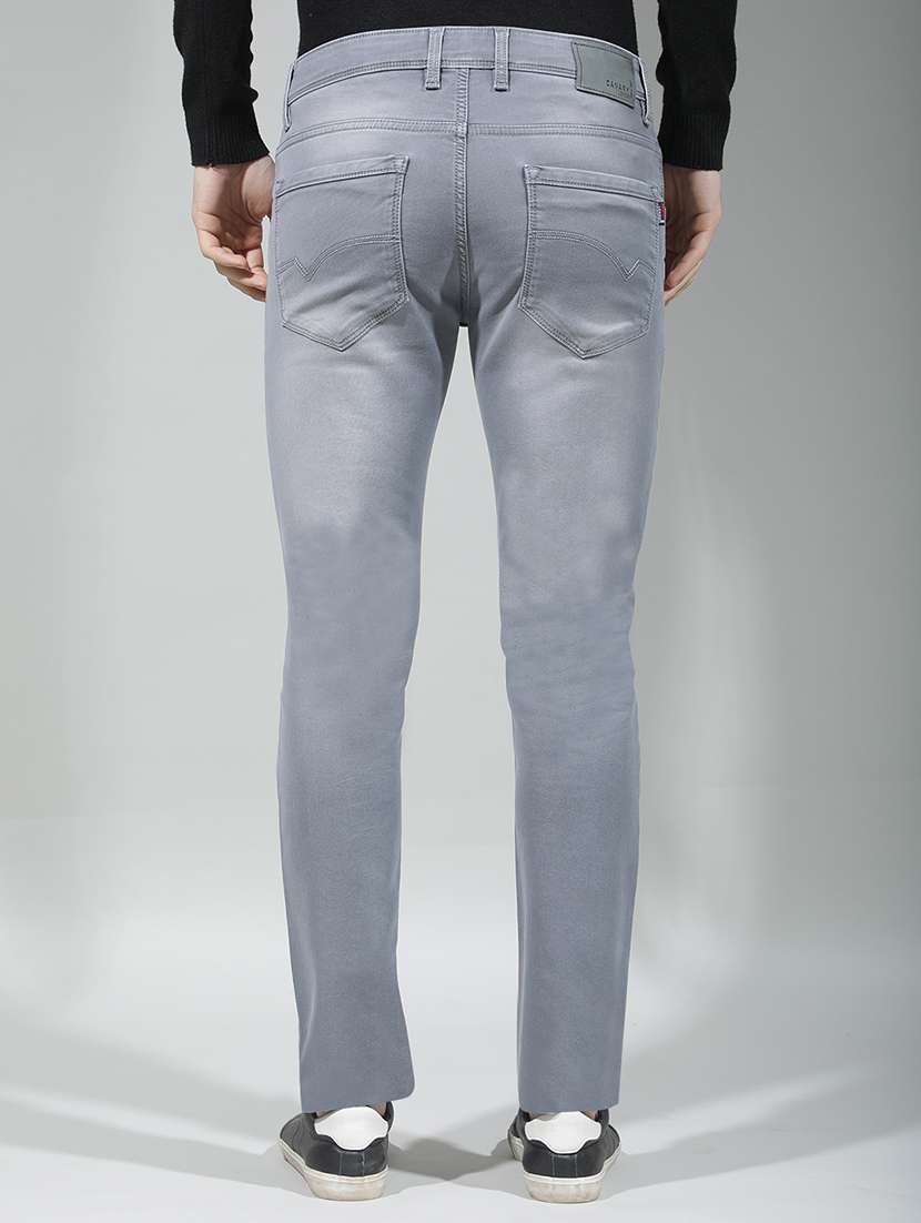 men washed mid rise full length slim fit jeans - 22290450 -  Standard Image - 3