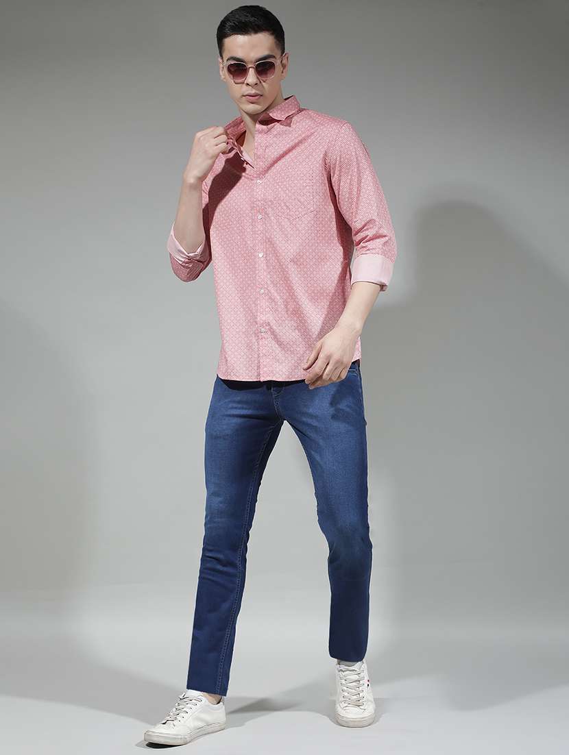 men washed mid rise full length slim fit jeans - 22290453 -  Standard Image - 5