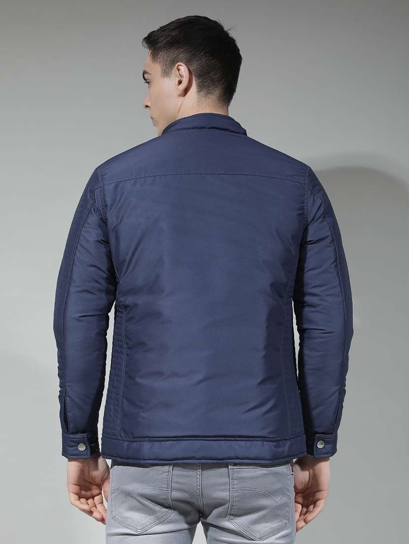 men solid long sleeve insulator bomber jacket - 22290472 -  Standard Image - 3