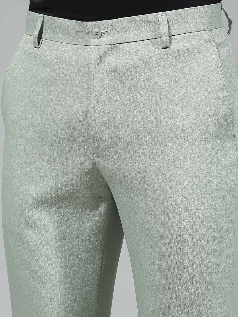 men solid lapel collar 3-piece suit set - 22290481 -  Standard Image - 8