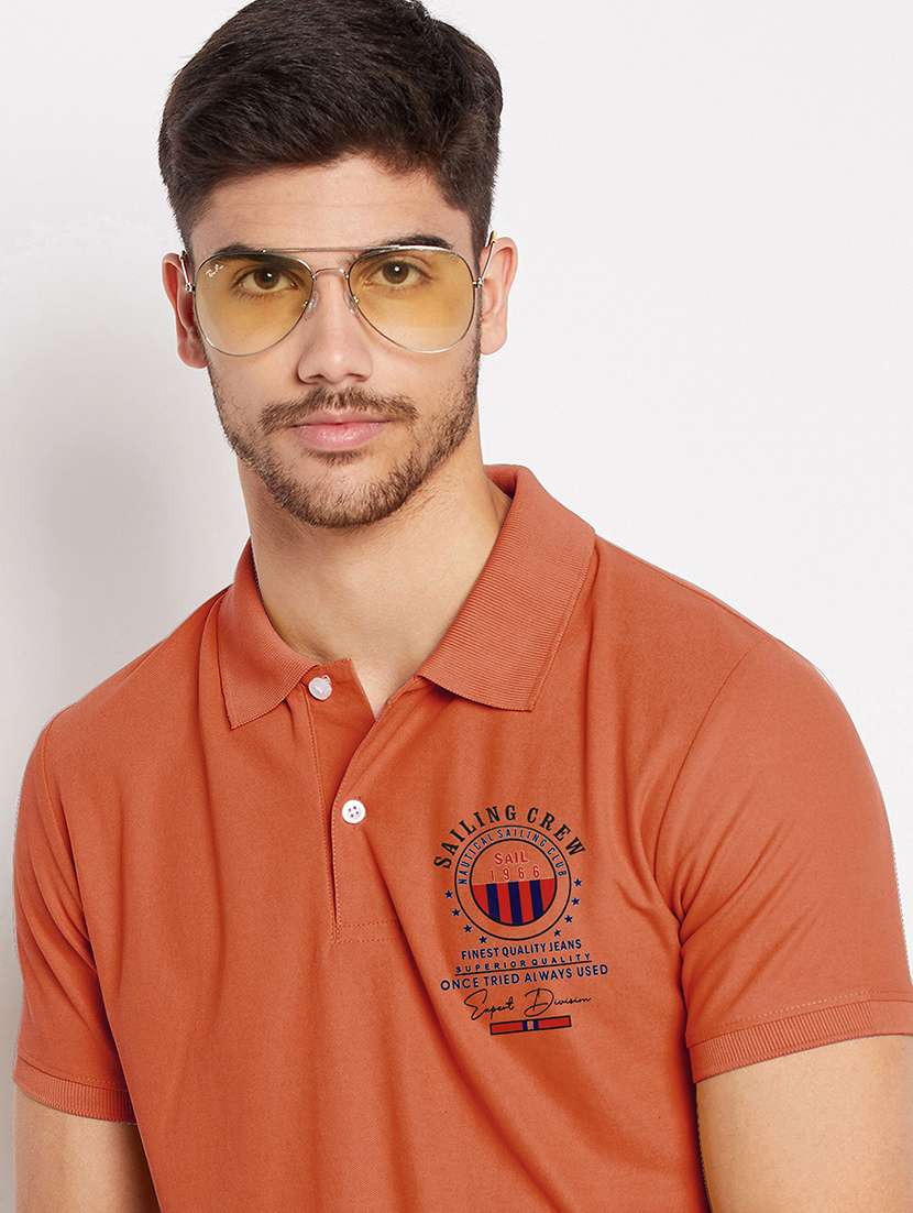 men solid short sleeve polo t-shirt - 22290607 -  Standard Image - 3