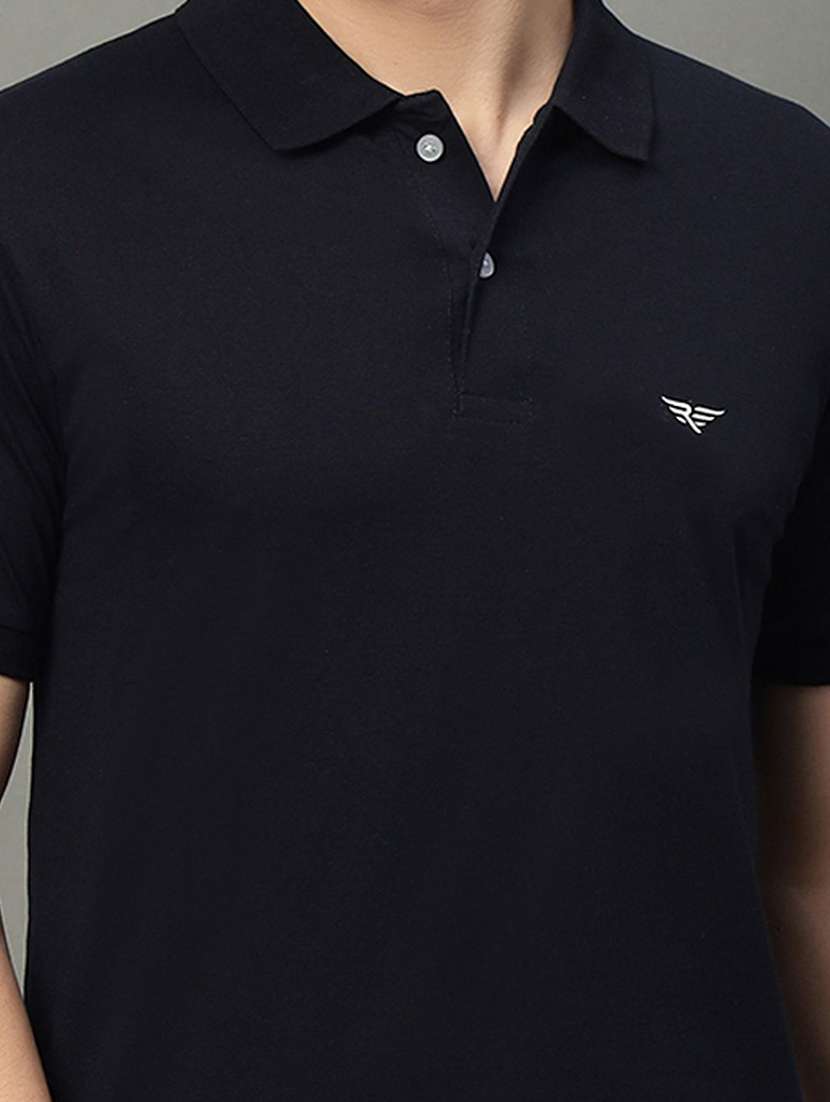 men solid short sleeve polo t-shirt - 22290686 -  Standard Image - 3