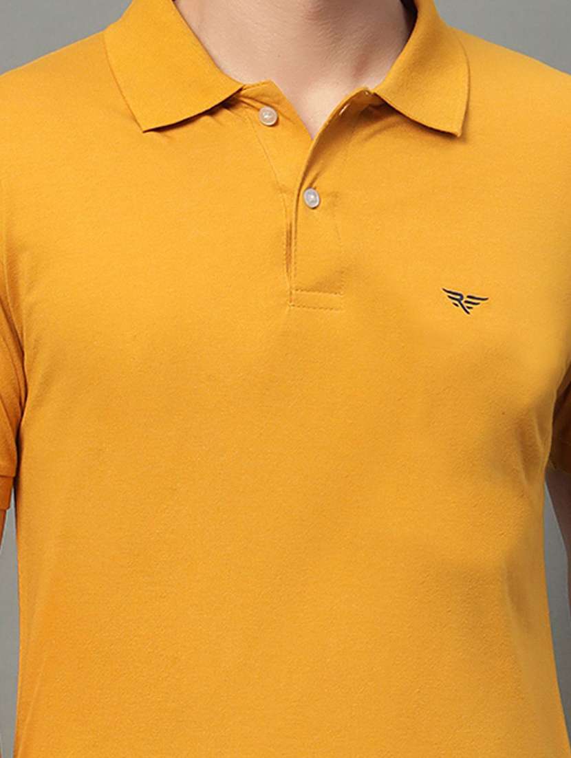 men solid short sleeve polo t-shirt - 22290699 -  Standard Image - 3