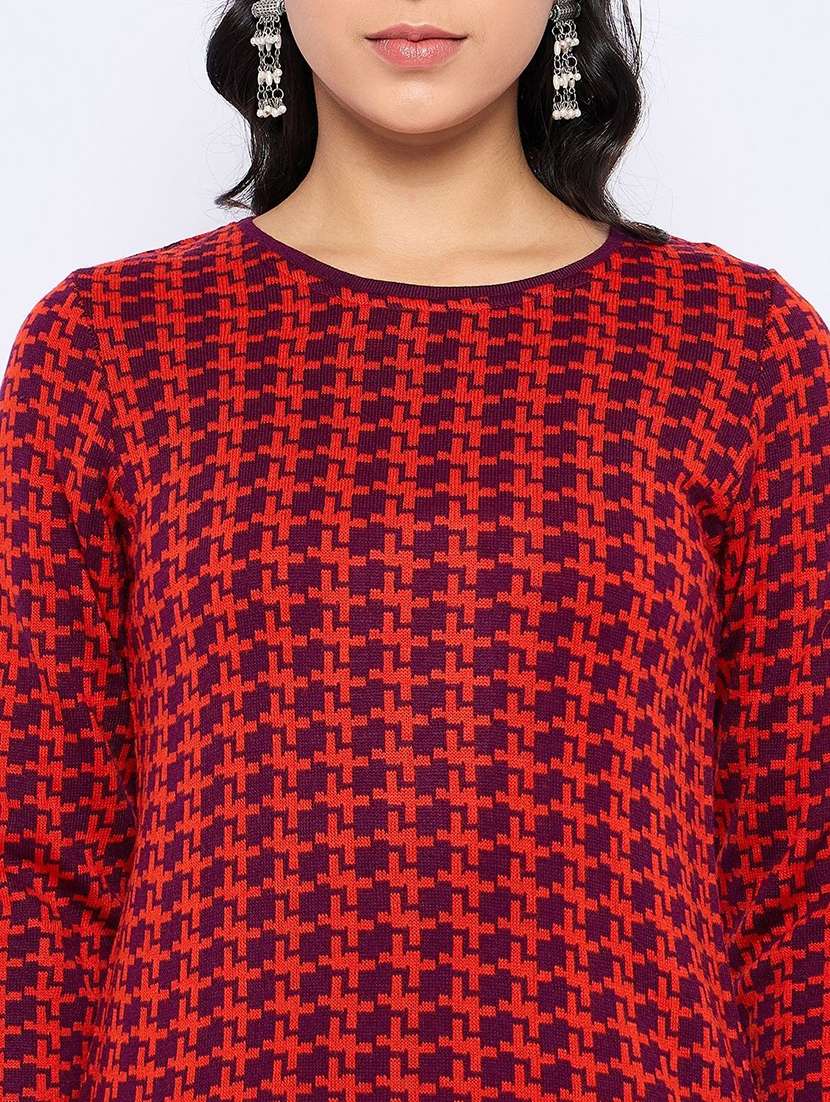 women self desgin long sleeve winter wear kurta  - 22291135 -  Standard Image - 3