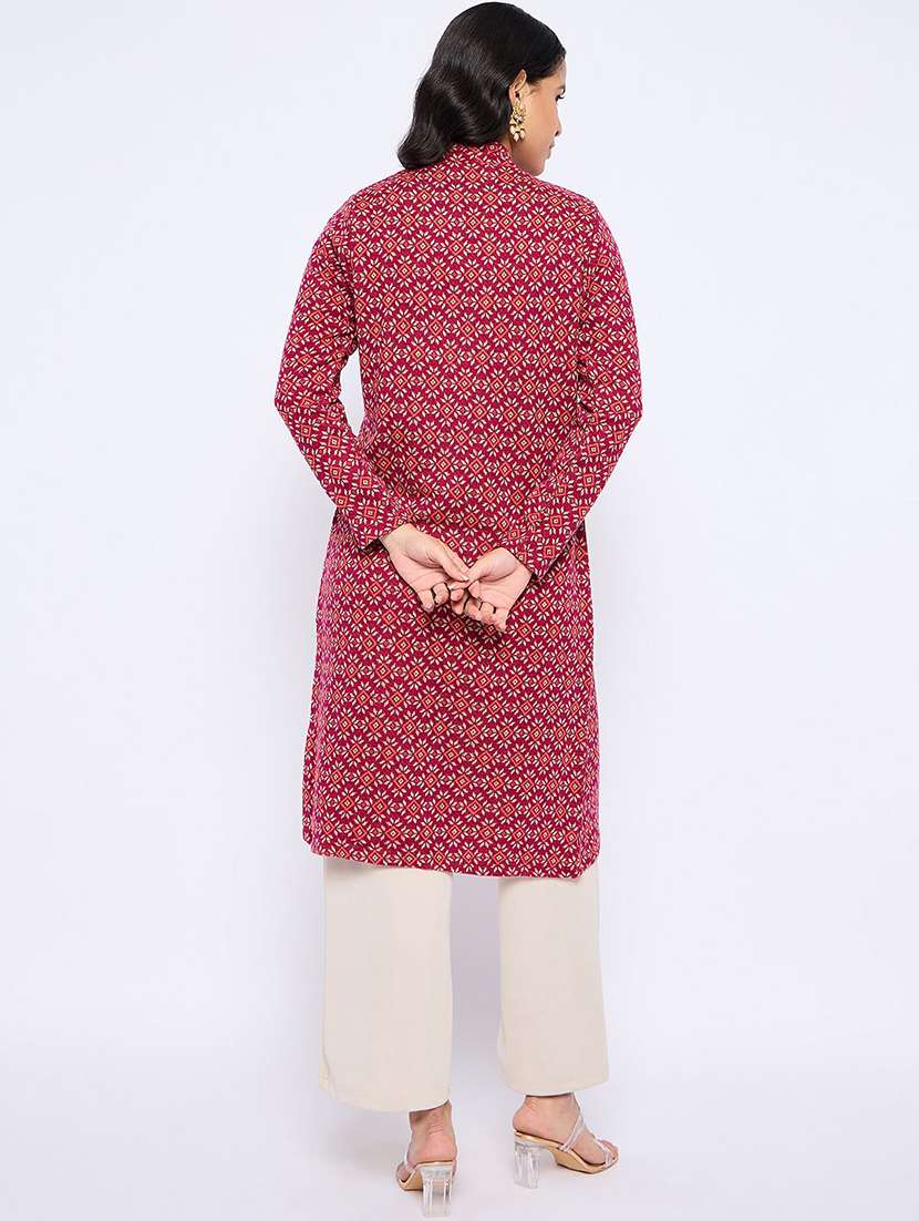 women self designed long sleeve shrug - 22291251 -  Standard Image - 3