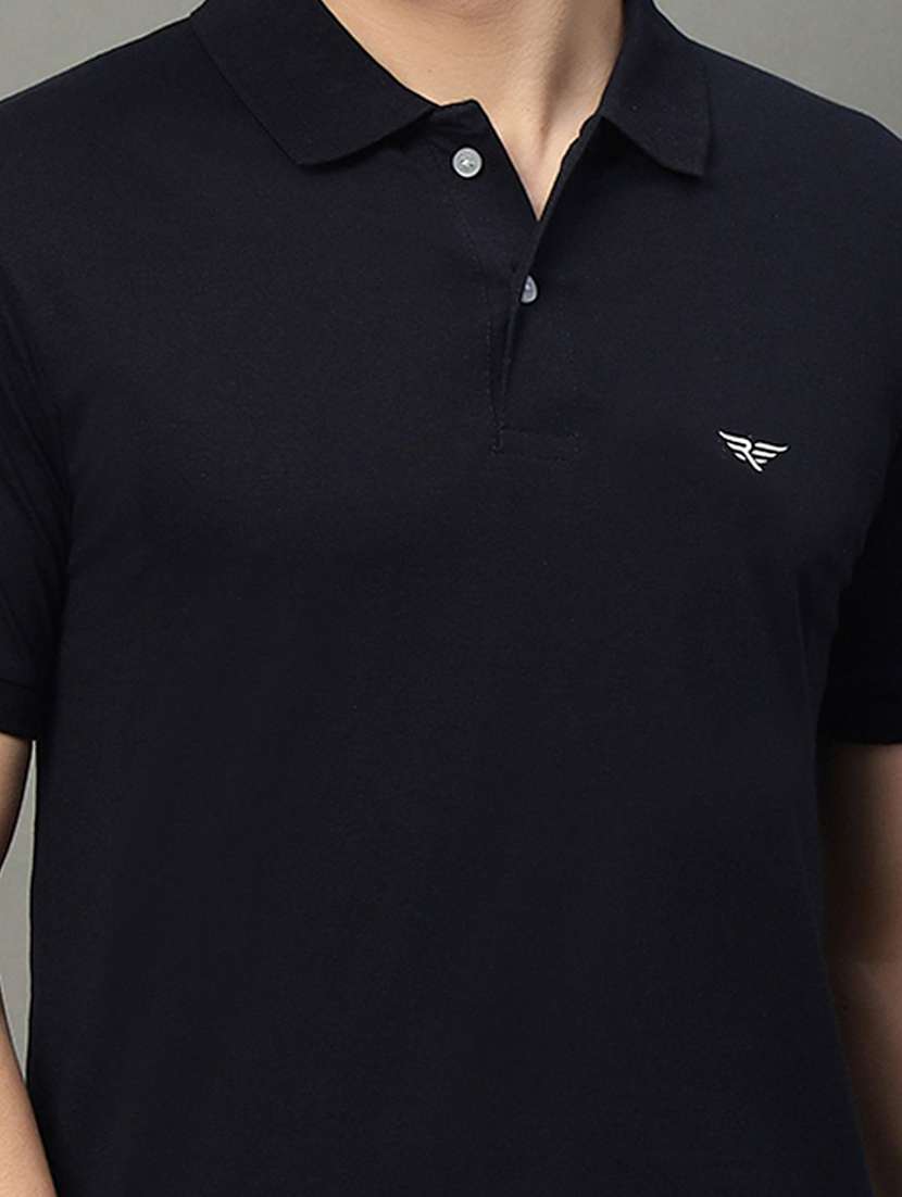 men solid short sleeve polo t-shirt - 22291497 -  Standard Image - 3