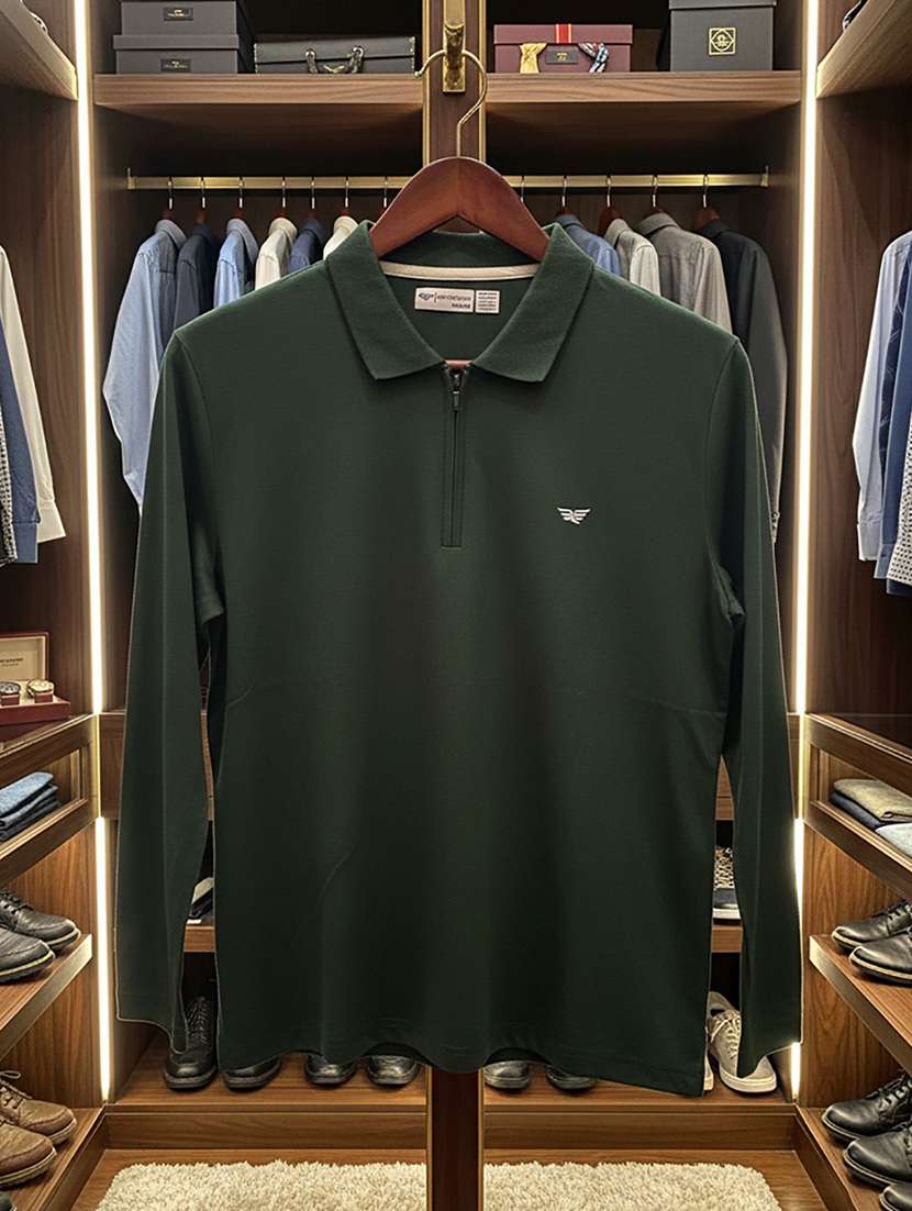 men solid long sleeve regular fit t-shirt - 22291906 -  Standard Image - 3