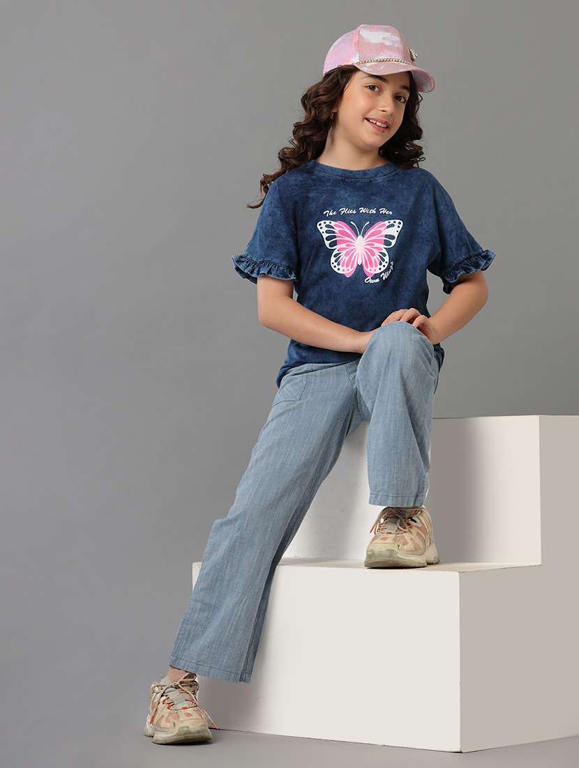 girls printed short sleeve tee - 22292022 -  Standard Image - 3