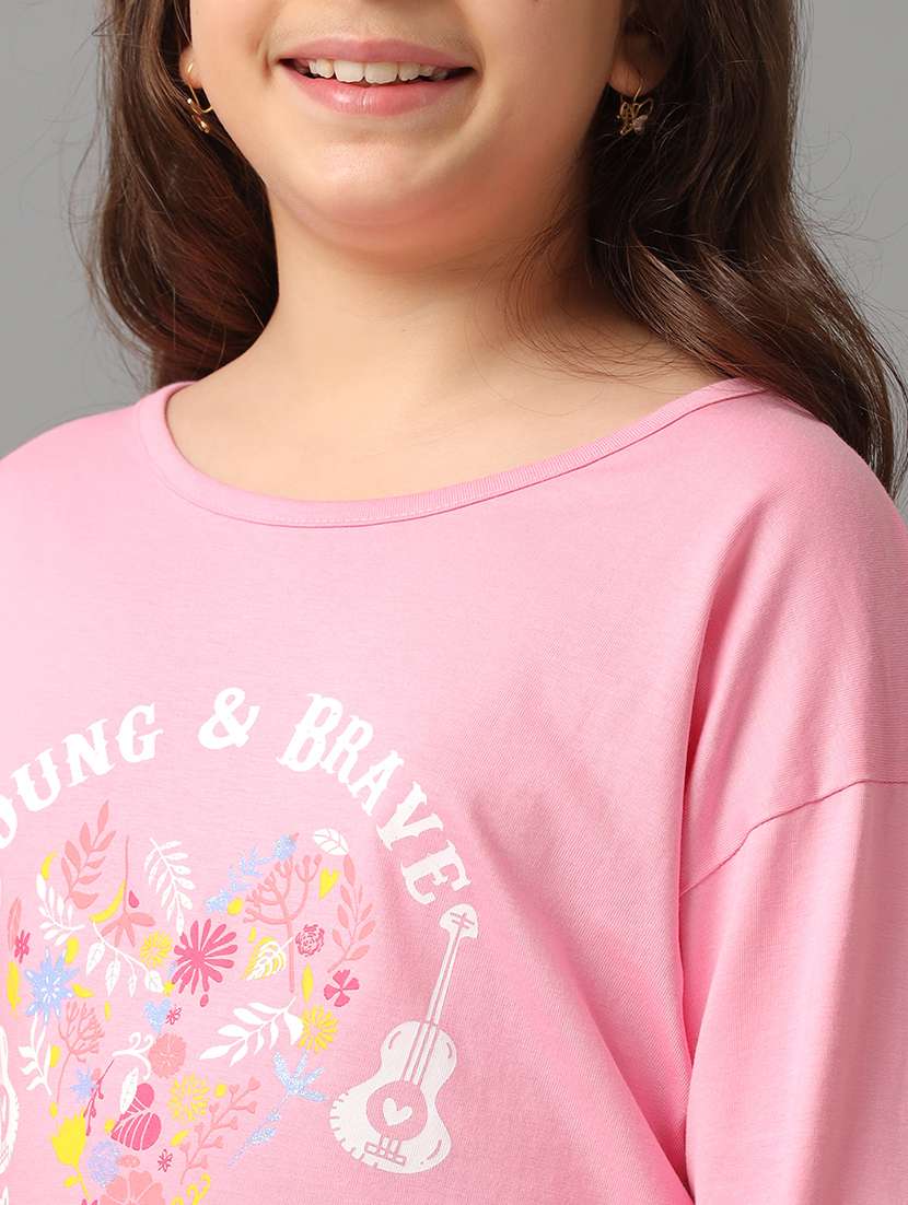 girls printed long sleeve tee - 22292027 -  Standard Image - 3