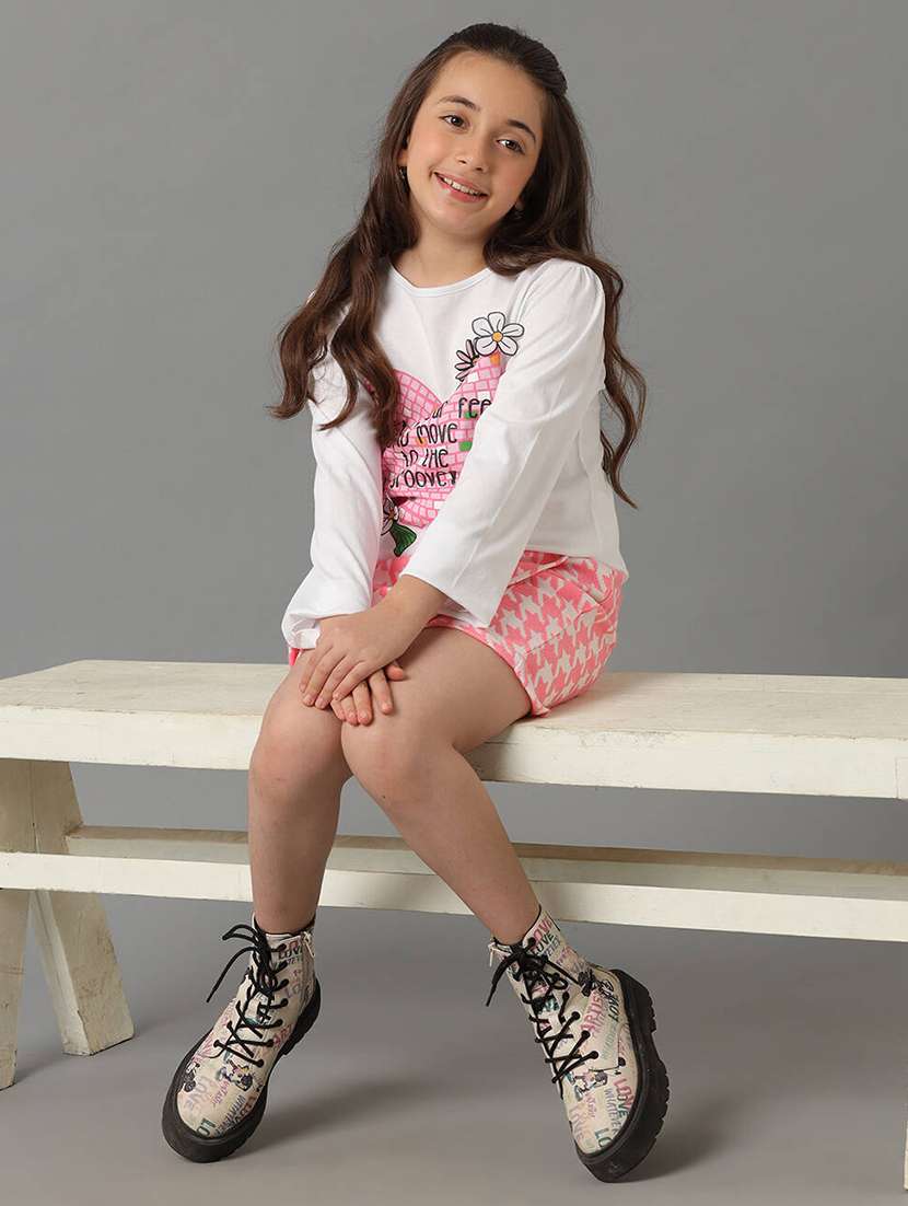 girls printed long sleeve tee - 22292029 -  Standard Image - 5