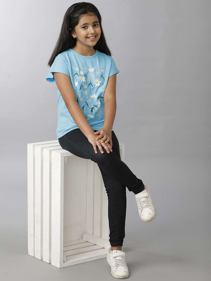 girls printed short sleeve tee - 22292033 -  Standard Image - 3