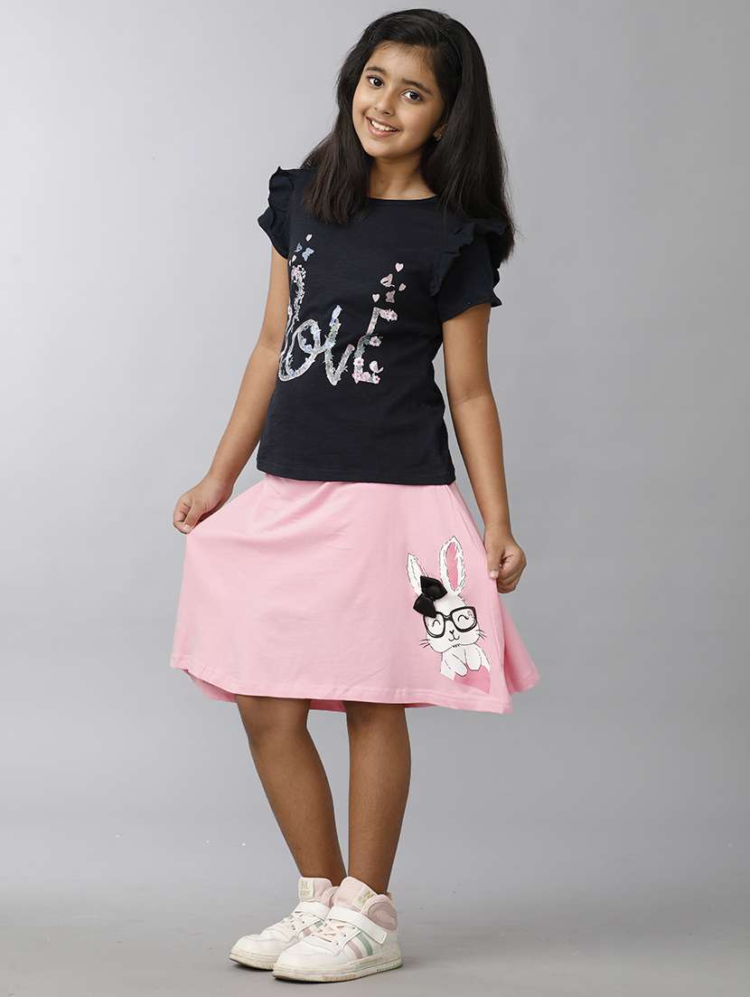girls printed short sleeve tee - 22292035 -  Standard Image - 3