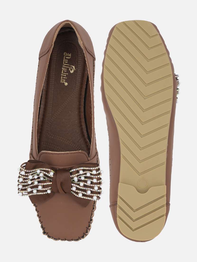 women solid slip on ballerina - 22292181 -  Standard Image - 5