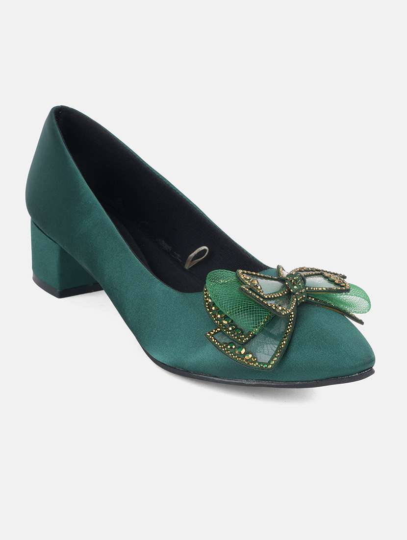 women solid slip on pump - 22292194 -  Standard Image - 3