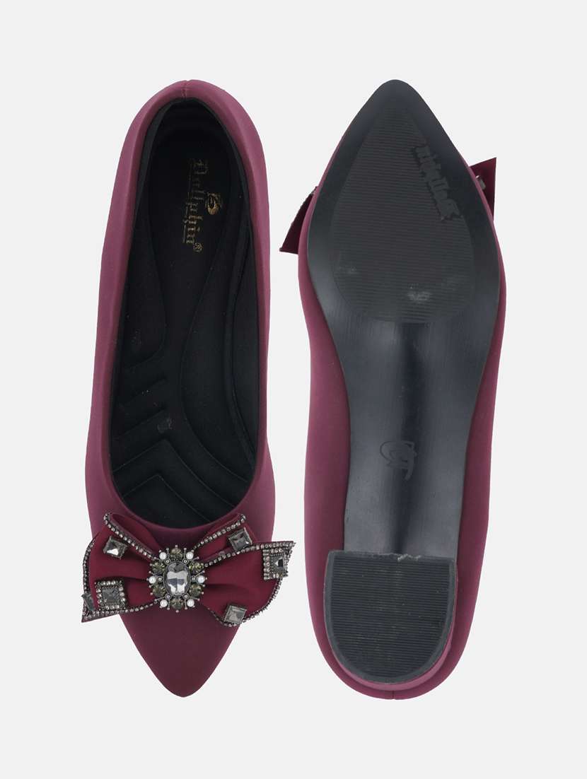 women solid slip on pump - 22292197 -  Standard Image - 5