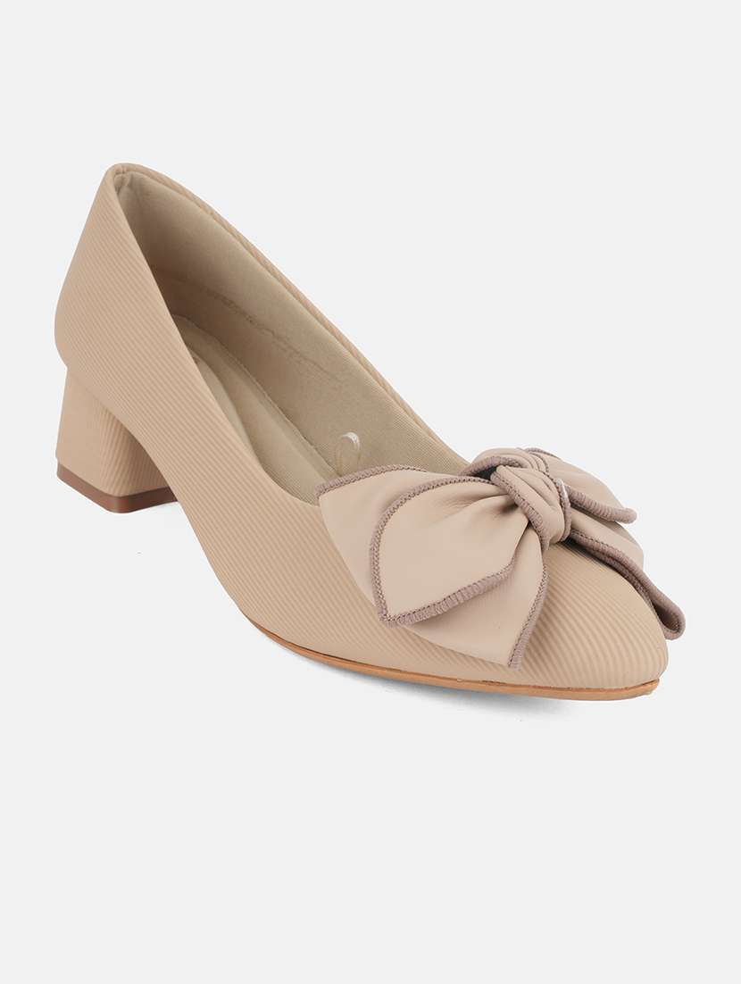women solid slip on pump - 22292199 -  Standard Image - 3