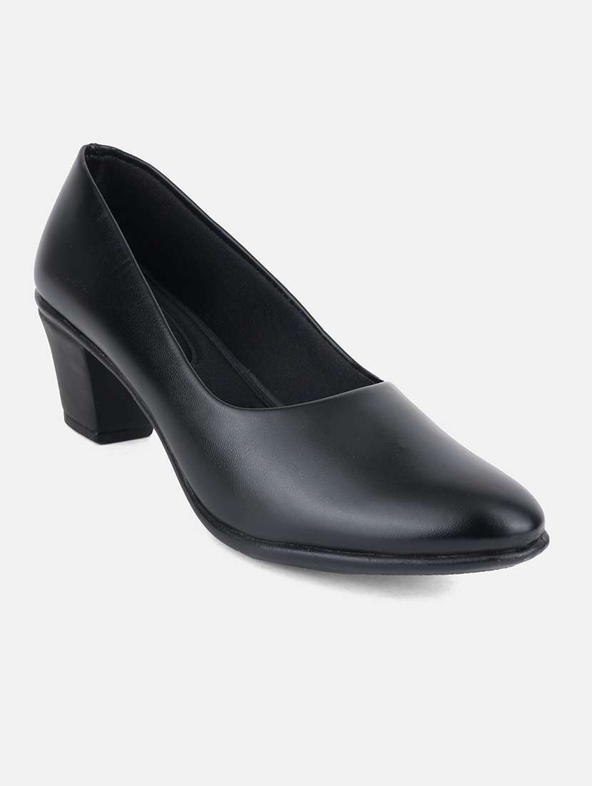 women solid slip on pump - 22292201 -  Standard Image - 3